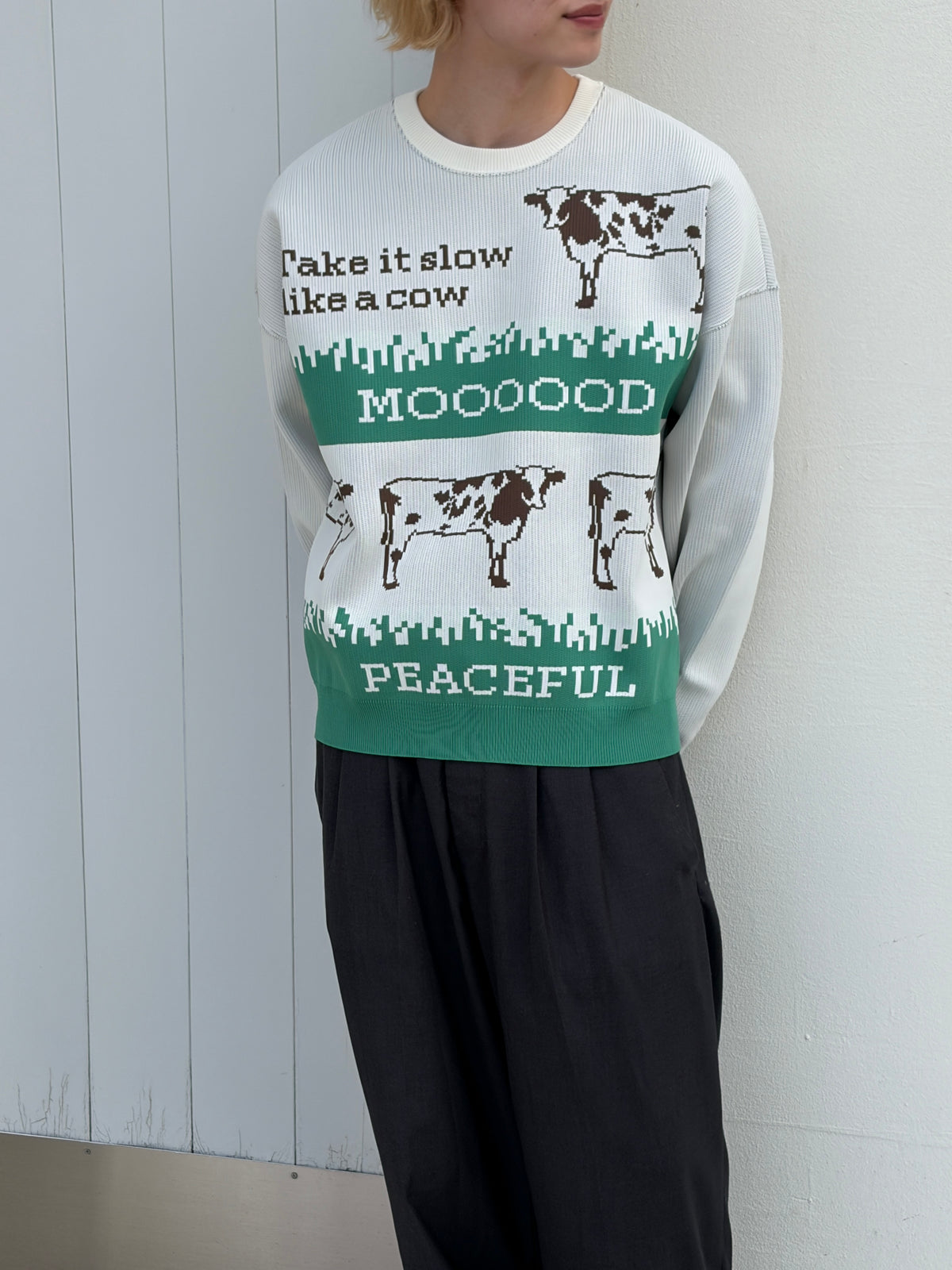 Jumper / Cow / Ivory
