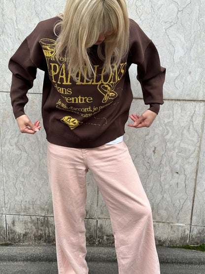 Jumper / Papillons / Brown