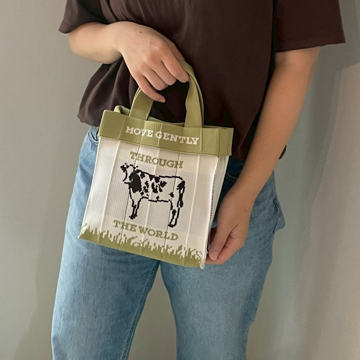 Co-Knitty Cow Lt.Green