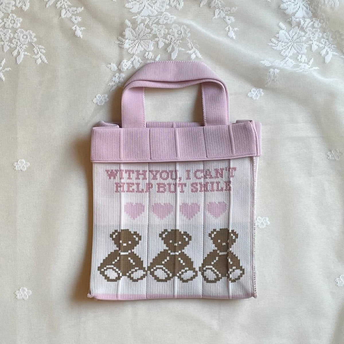 Co-Knitty Bear Pink