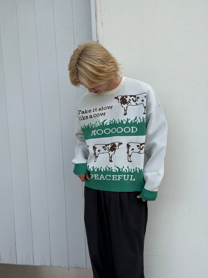 Jumper / Cow / Ivory