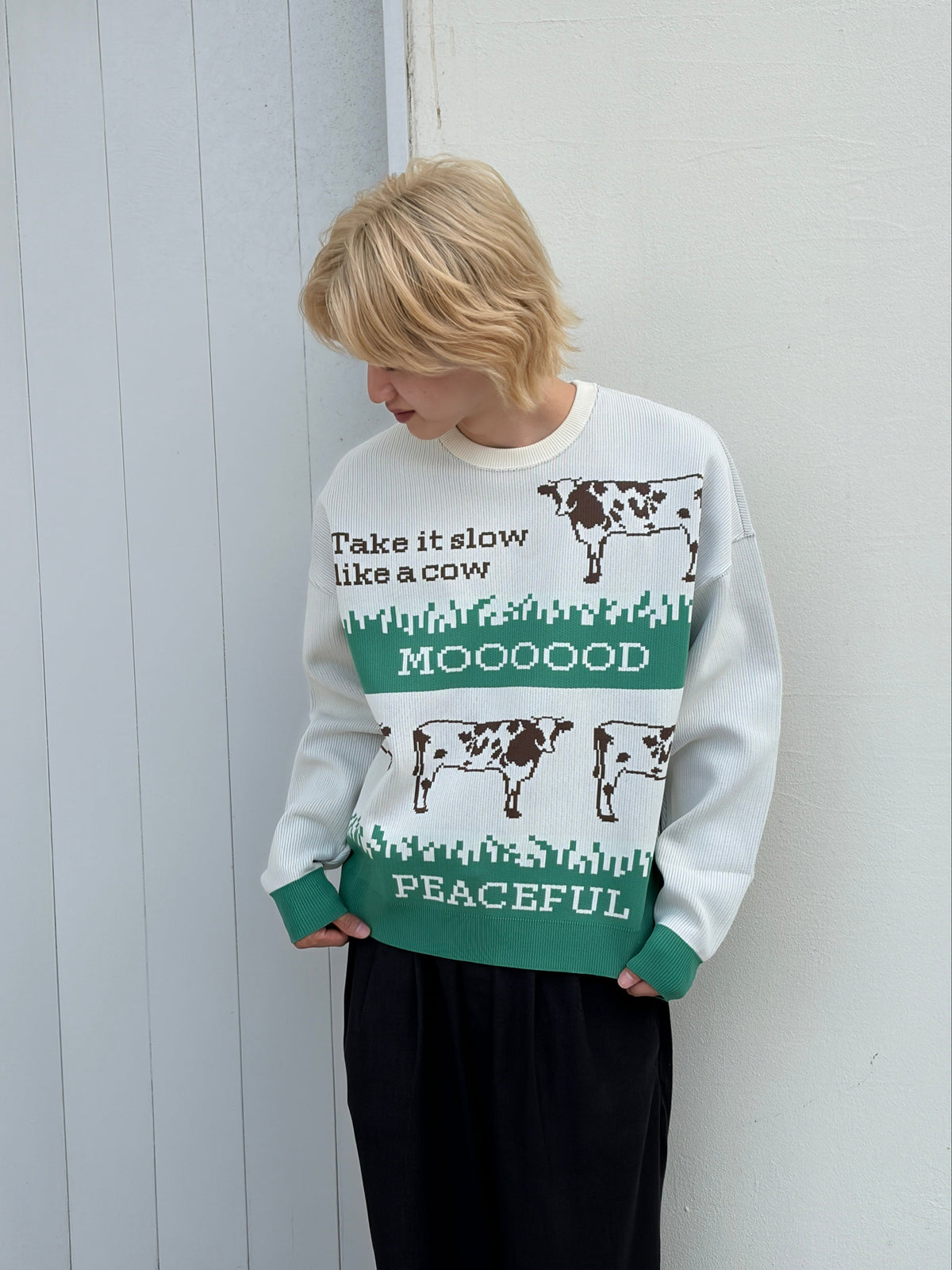 Jumper / Cow / Ivory