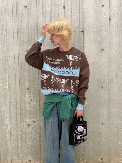 Jumper / Cow / Brown