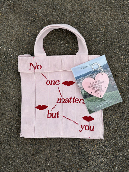【dalazdaakaa Keychain Set】 Co-Knitty / No one / Pink