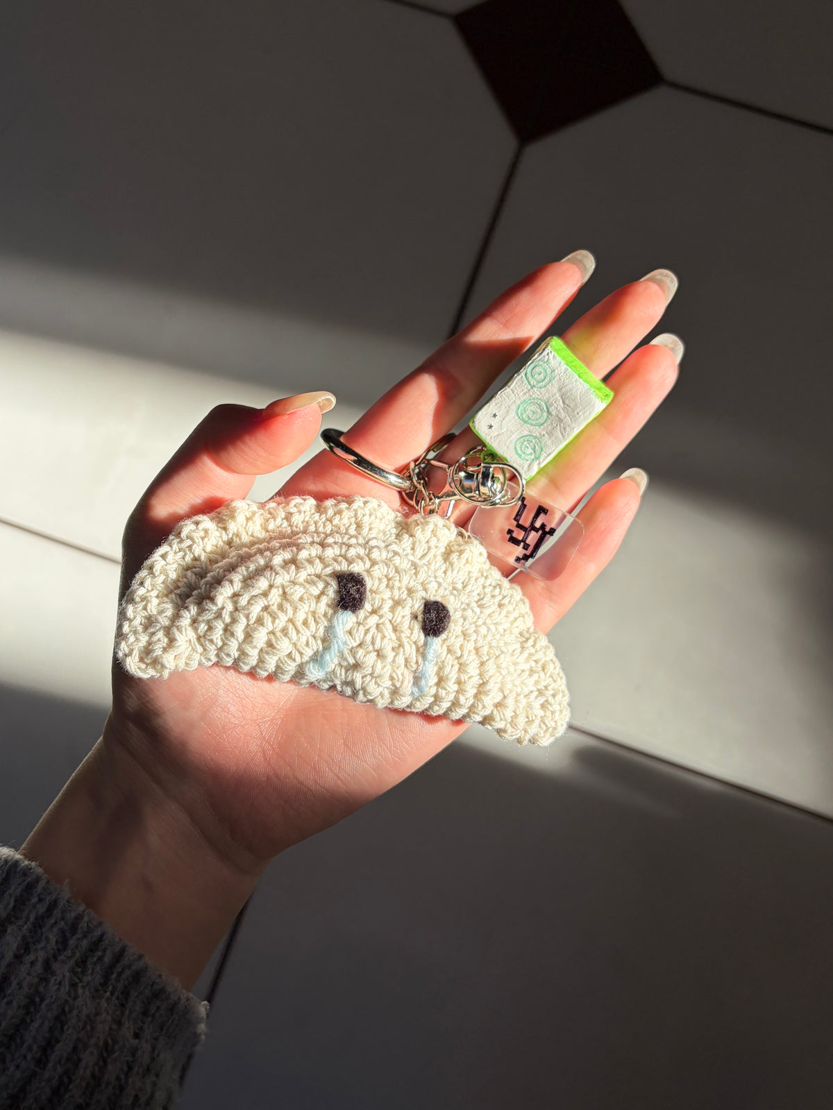 Keychain Crochet / Gyoza -不憫餃子-