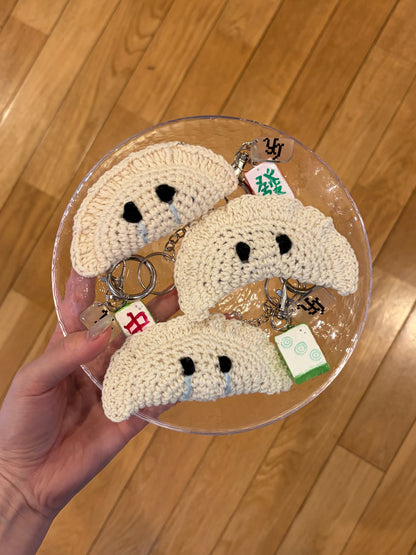 Keychain Crochet / Gyoza -不憫餃子-