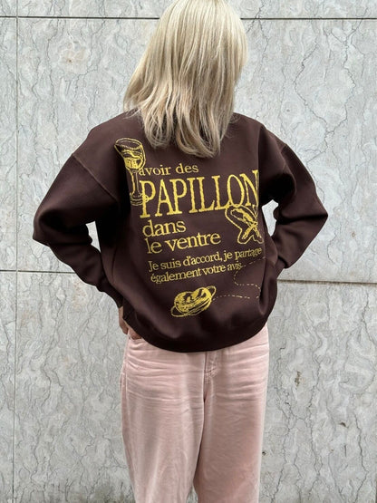 Jumper / Papillons / Brown