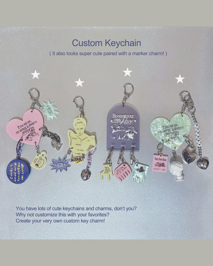 【dalazdaakaa Keychain Set】 Knitty / HS / dala / Mint